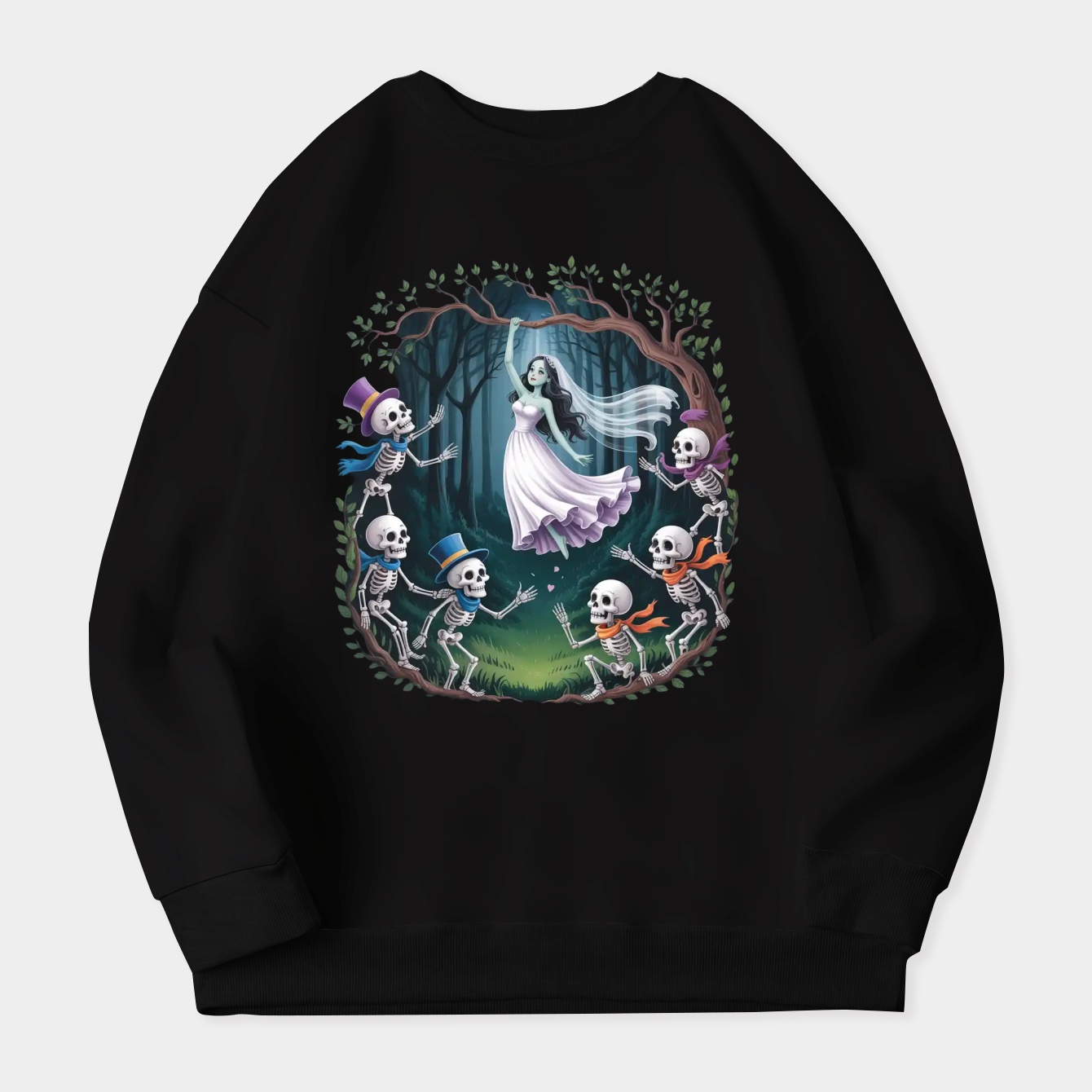 Corpse Bride The Swing Women's Crewneck Sweatshirt