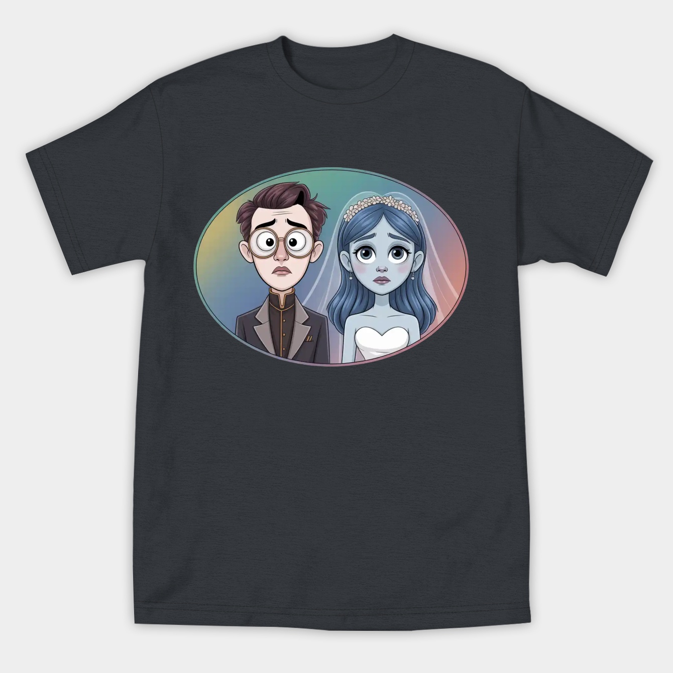 Transparent Corpse Bride Women's Athletic Performance T-Shirt