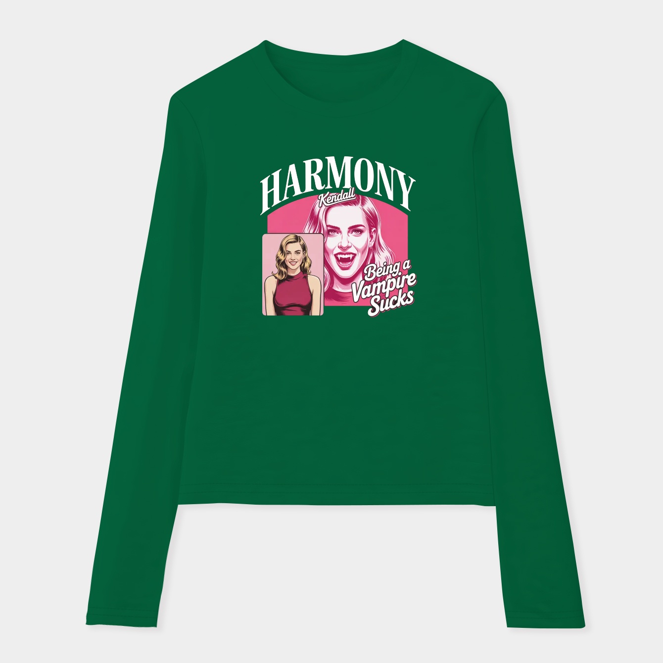 Harmony Retro Women's Soft Long Sleeve T-Shirt