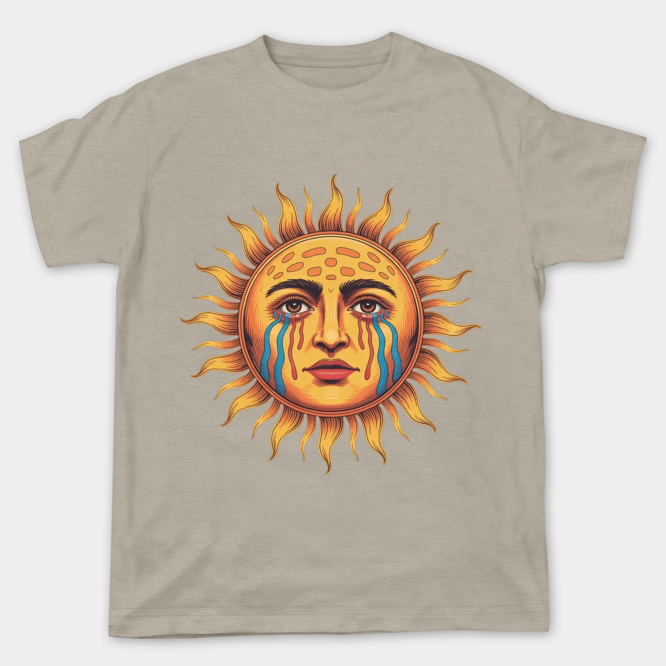 sublime radiant sun face Women's Plus Size T-shirt