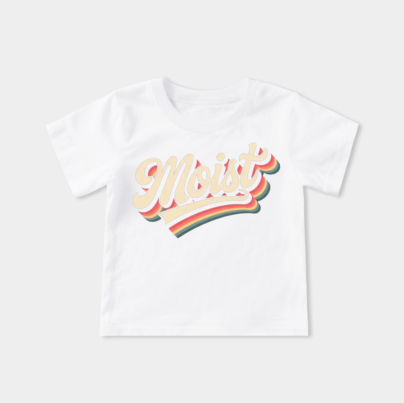 Moist Retro Script Design Youth Classic T-Shirt