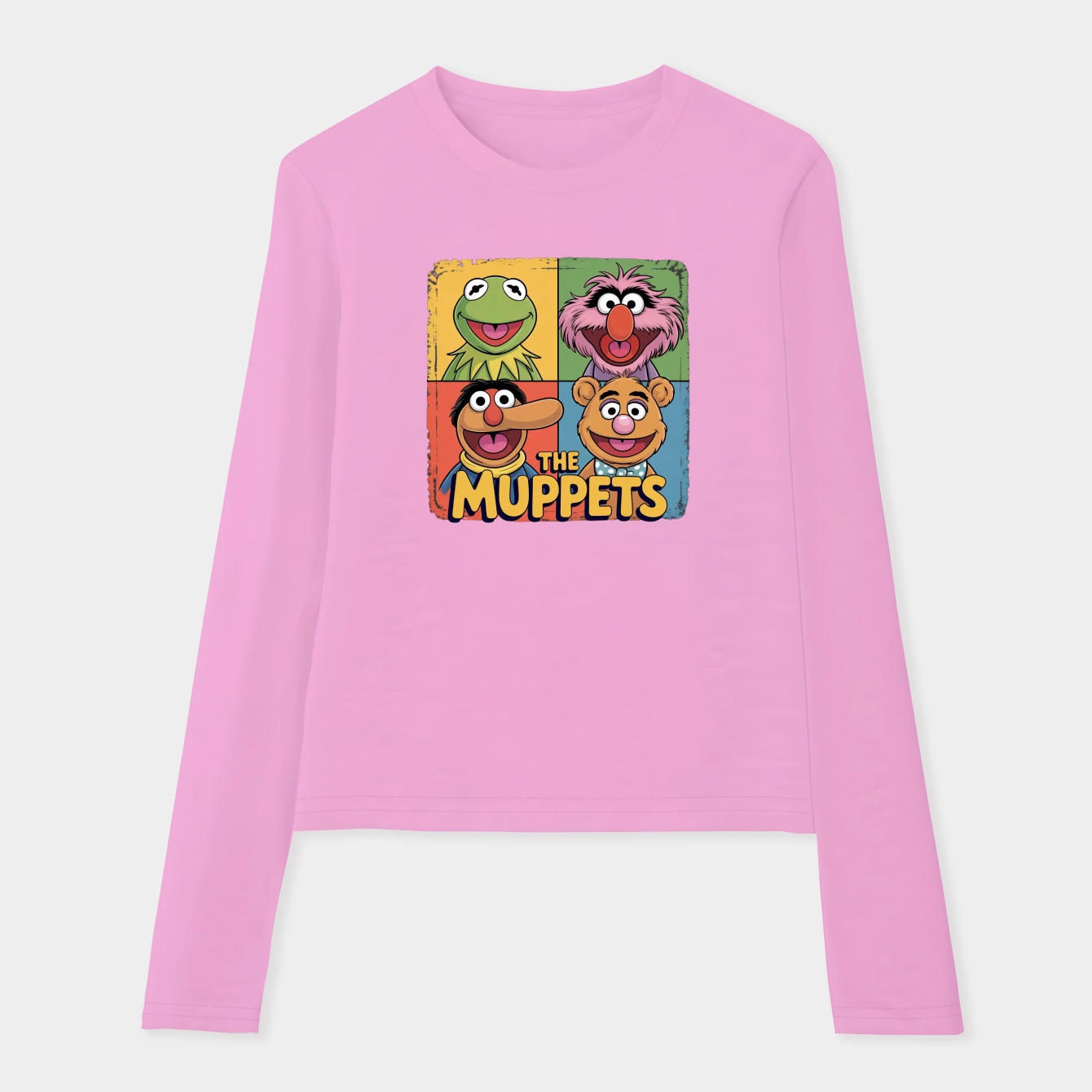 The Muppets Muppet Square Women's Soft Long Sleeve T-Shirt
