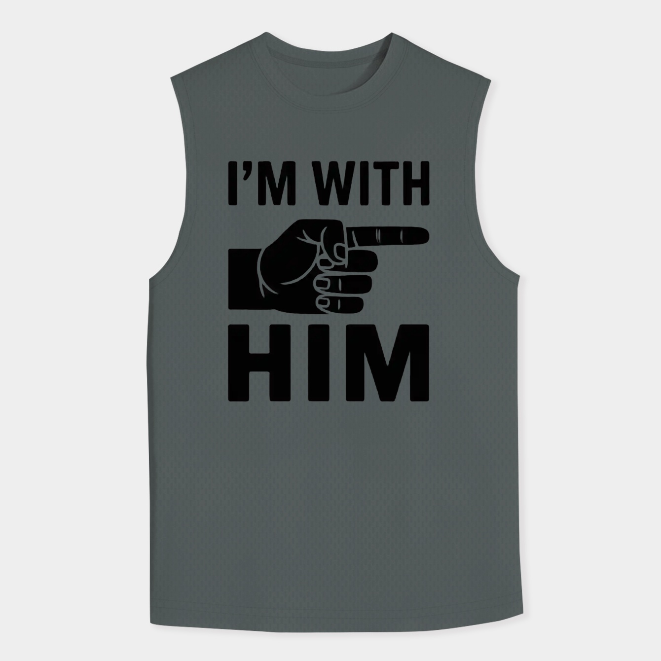 I'm With Him Men's Tank Top