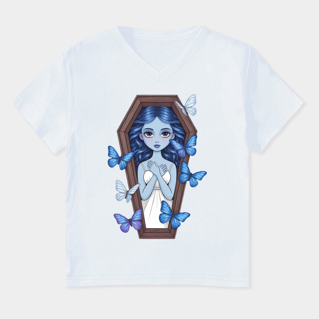 Corpse coffin bride Women's Plus Size V-Neck T-Shirt