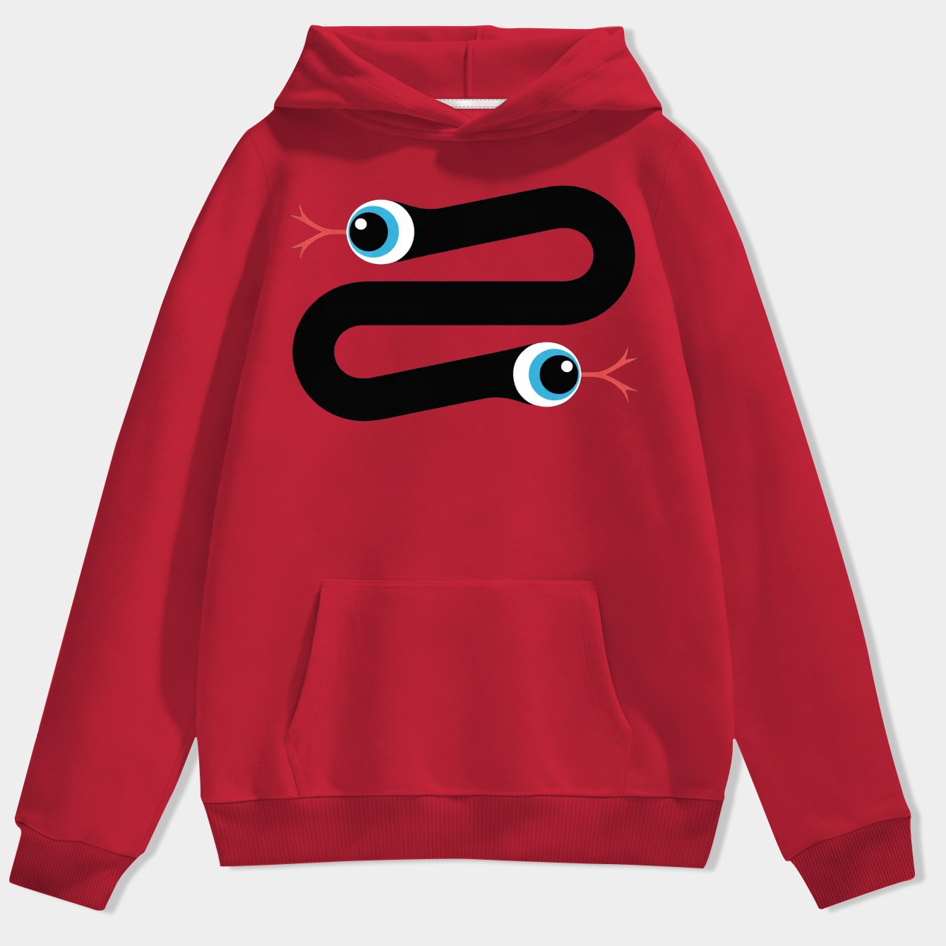 Two Headed Black Snake Men's Hoodie