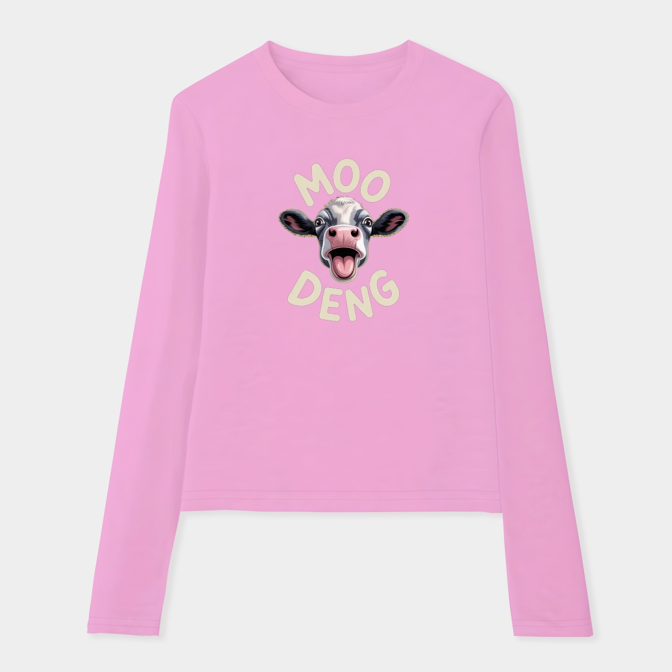 Moo deng Women's Soft Long Sleeve T-Shirt