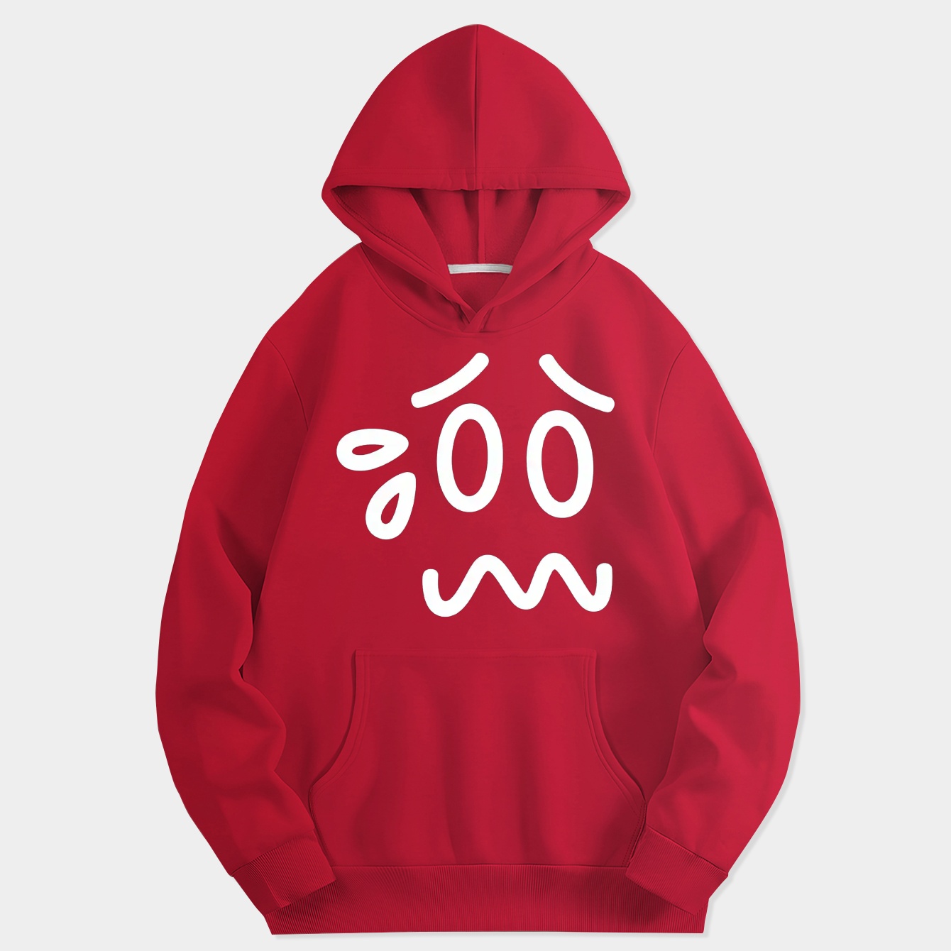 Concerned Face Women's Hoodie