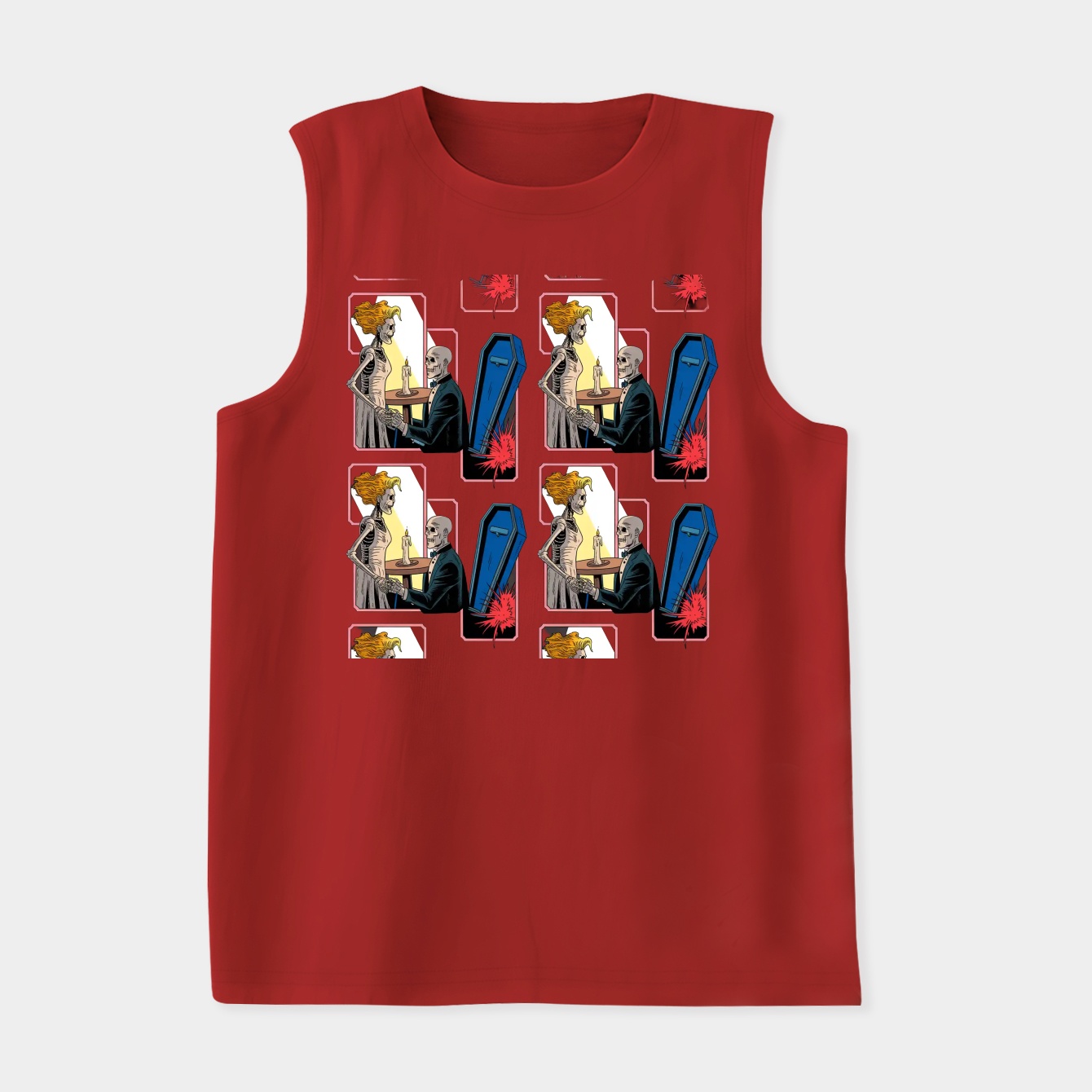 Just Married Corpses Women's Soft Tank Top