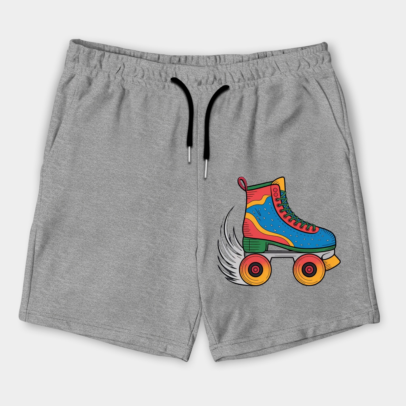 Roller Skate in Motion Men's Shorts