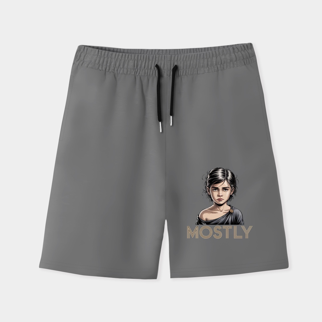 Mostly Men's Quick-Dry Athletic Shorts