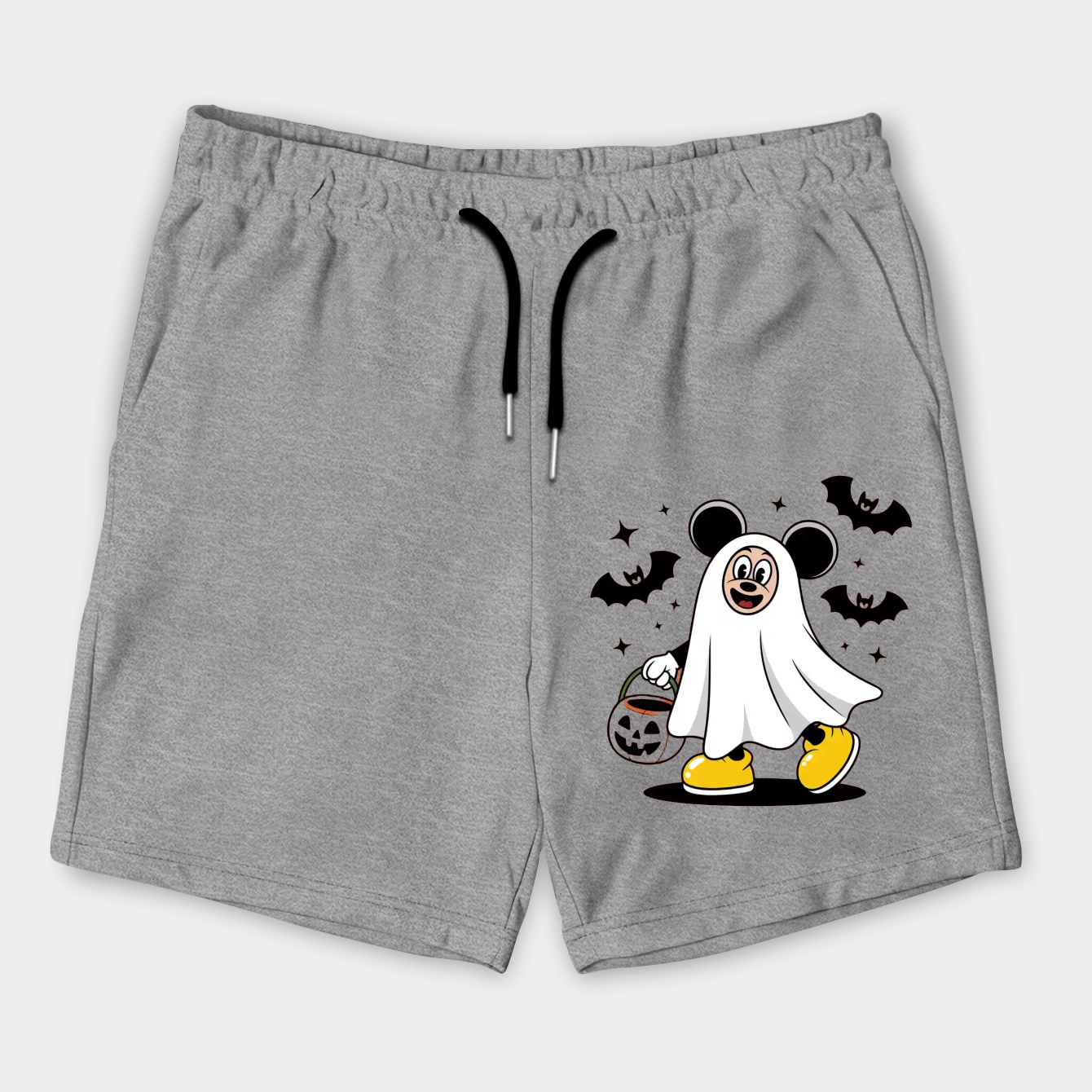 Mickey Mouse Spooky Ghost Mickey Men's Shorts