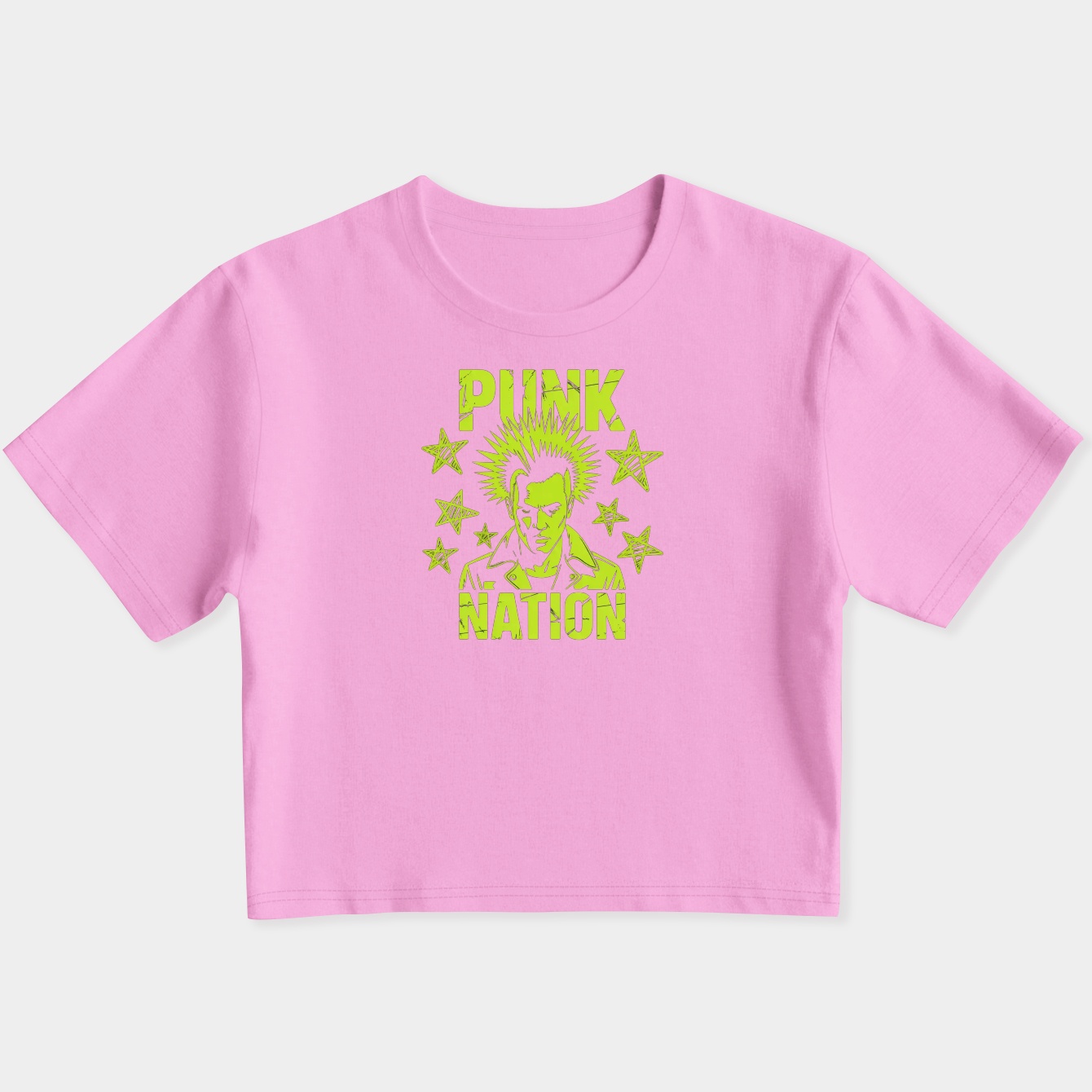 Punk Nation Women's Slim Fit Baby Tee