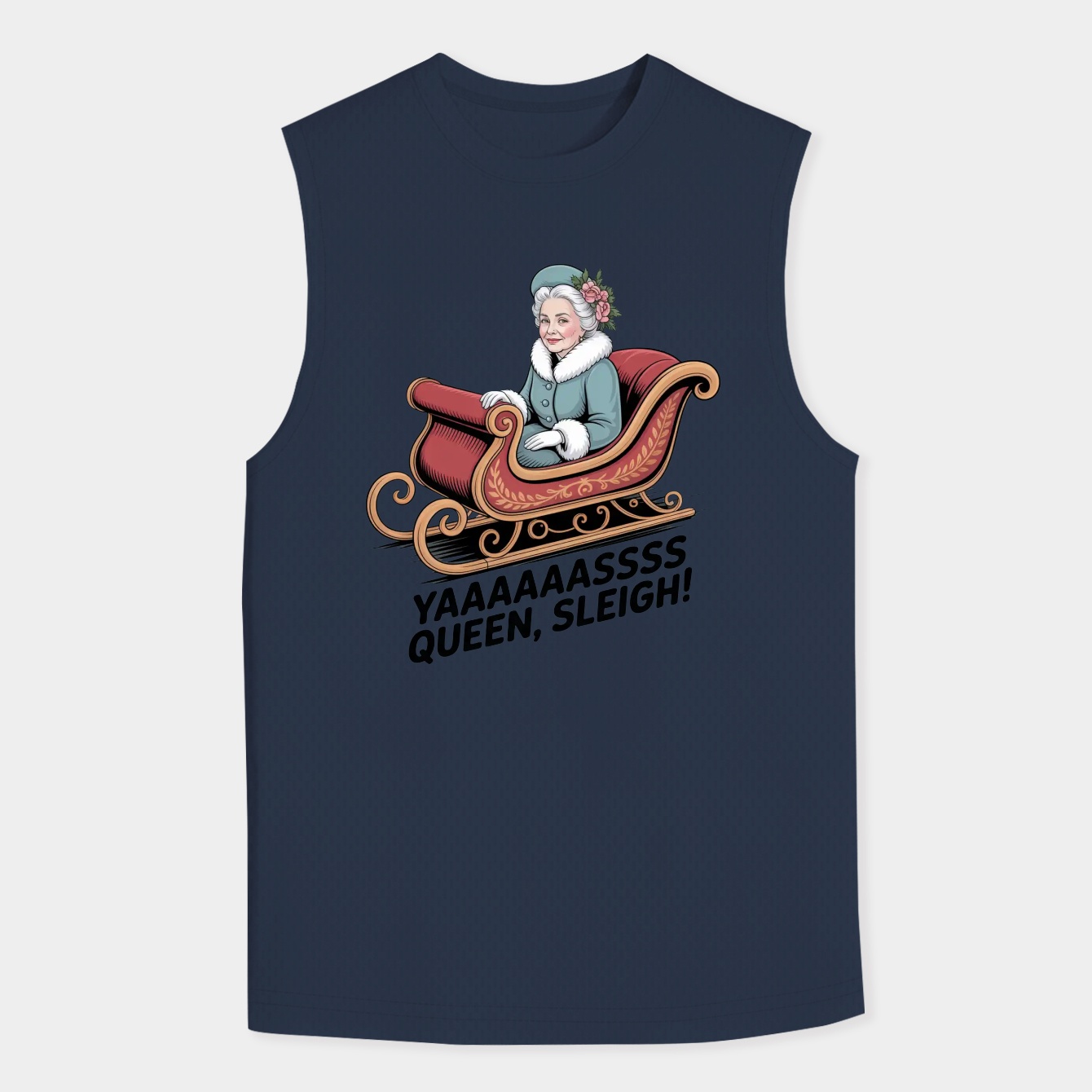 YAAAAASS QUEEN, SLEIGH! Men's Big & Tall Tank Top