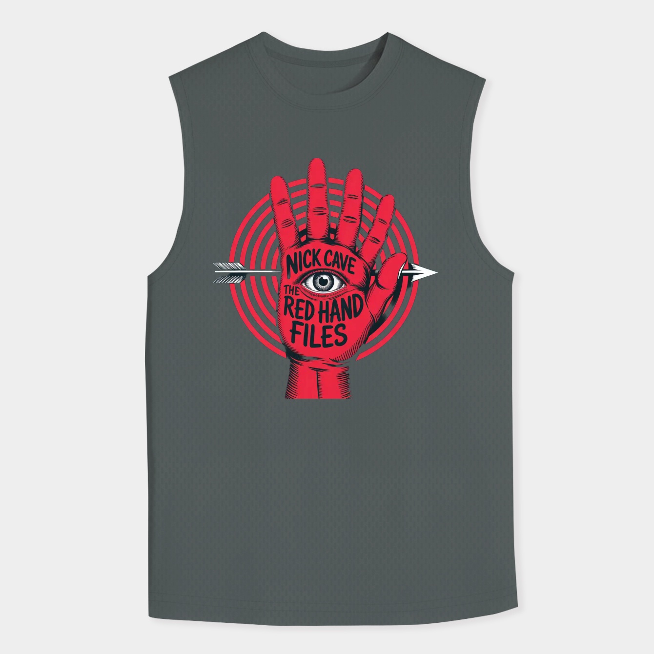 Nick Cave Red Hand Files Men's Big & Tall Tank Top