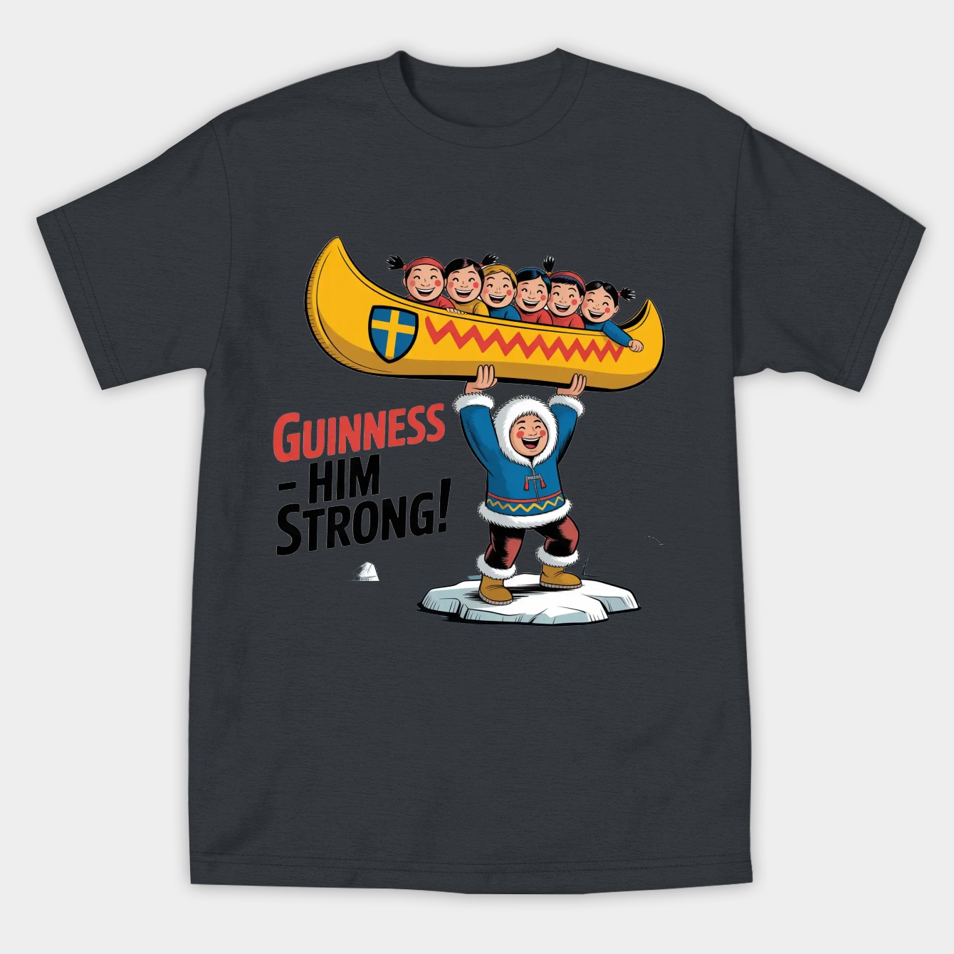 Him Strong Women's Athletic Performance T-Shirt