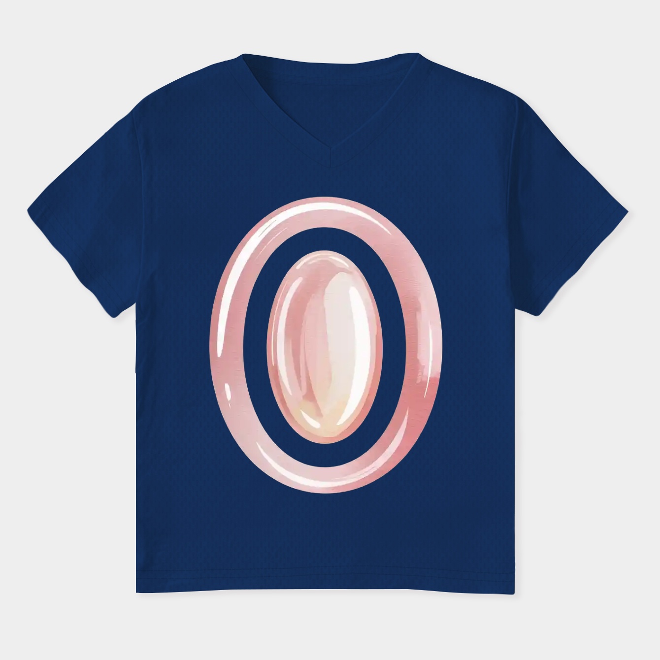 mod blush Women's Plus Size V-Neck T-Shirt