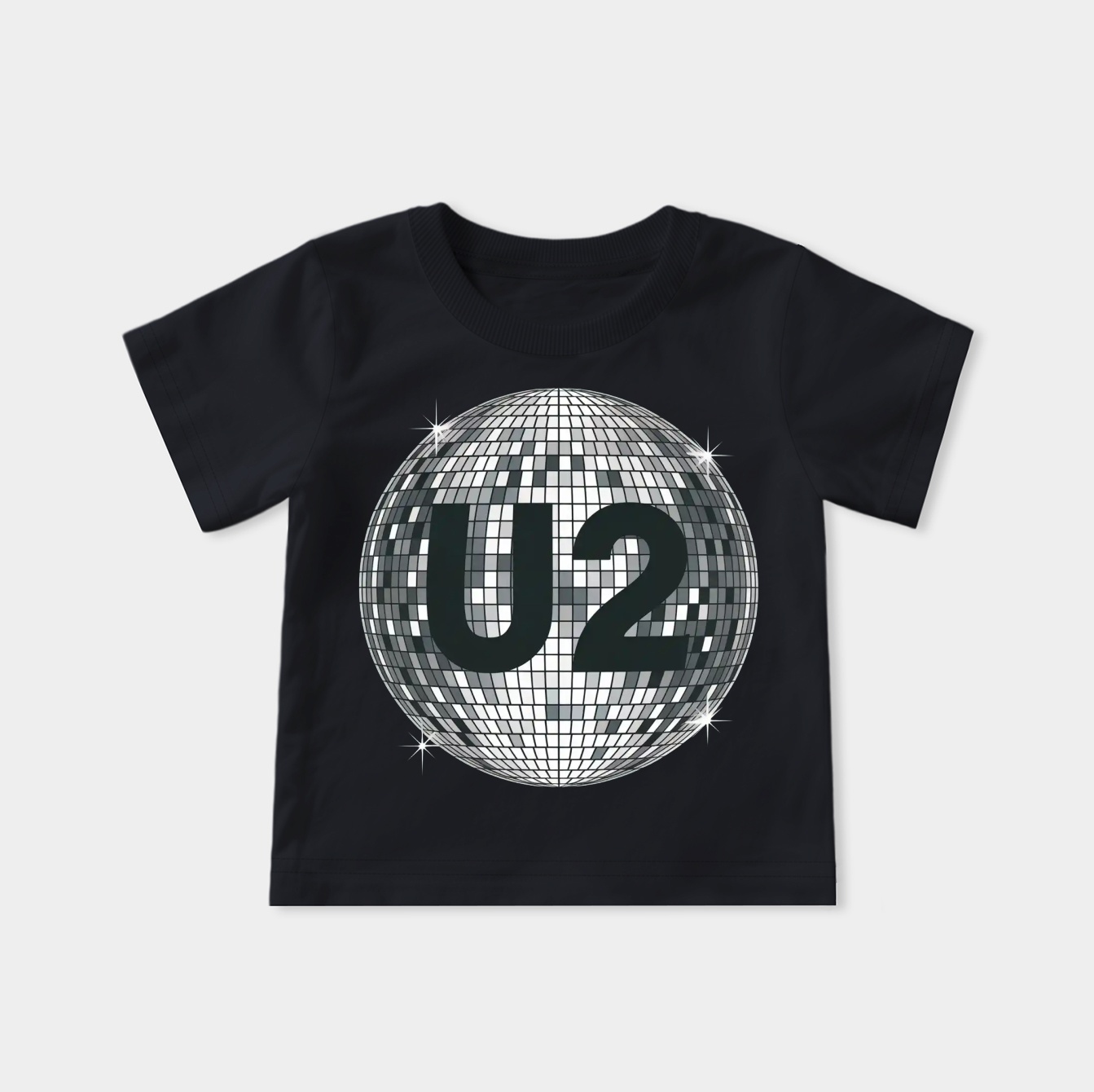 U2 Disco Ball Monochromatic Youth Classic T-Shirt
