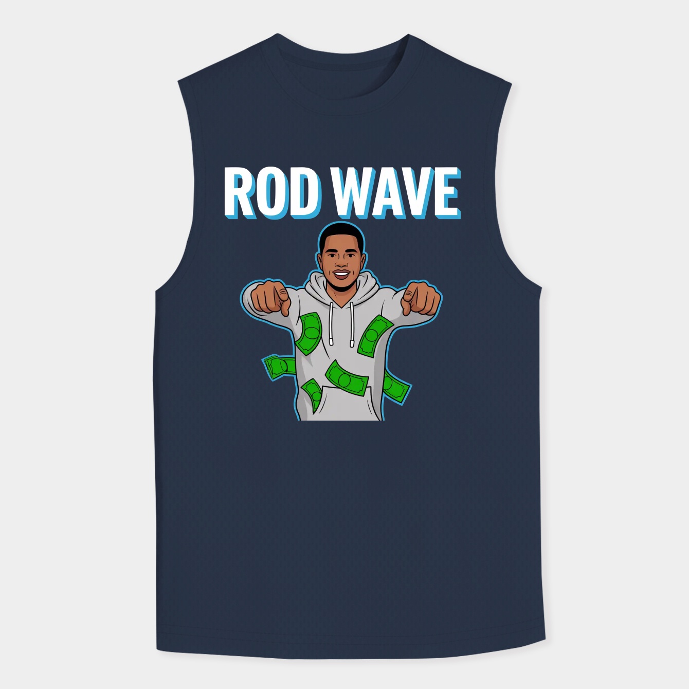 Rod Wave Drip Men's Big & Tall Tank Top