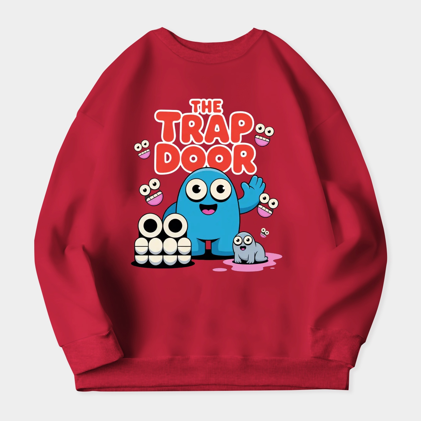 The Trap Door Characters Women's Crewneck Sweatshirt