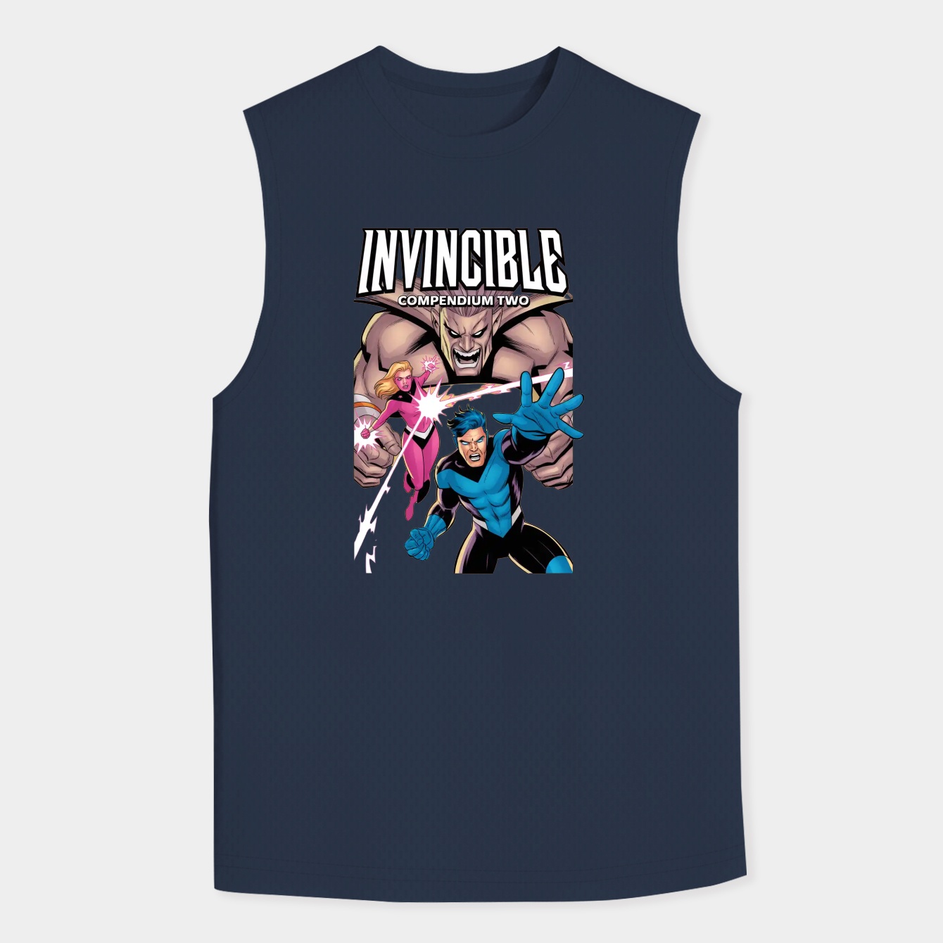 Invincible Conquest Comic Men's Big & Tall Tank Top