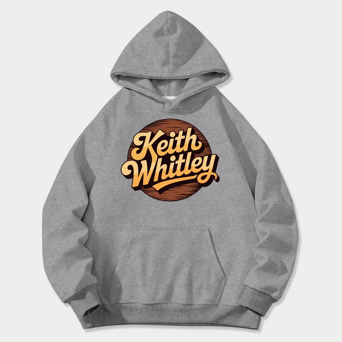 Circle Retro Keith Whitley Women's Plus Size Hoodie