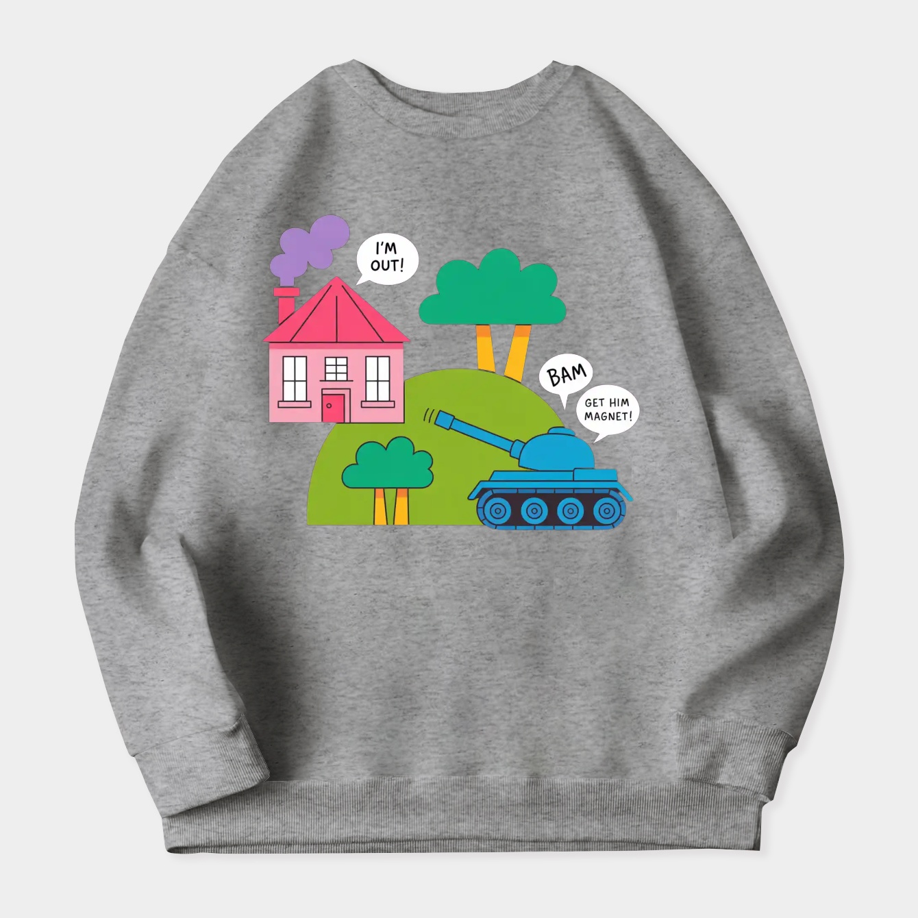 Get him Magnet! Women's Crewneck Sweatshirt