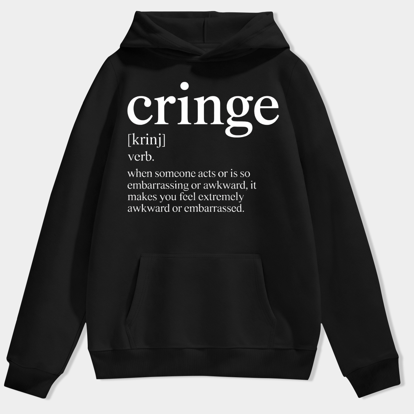 Cringe Definition Men's Hoodie