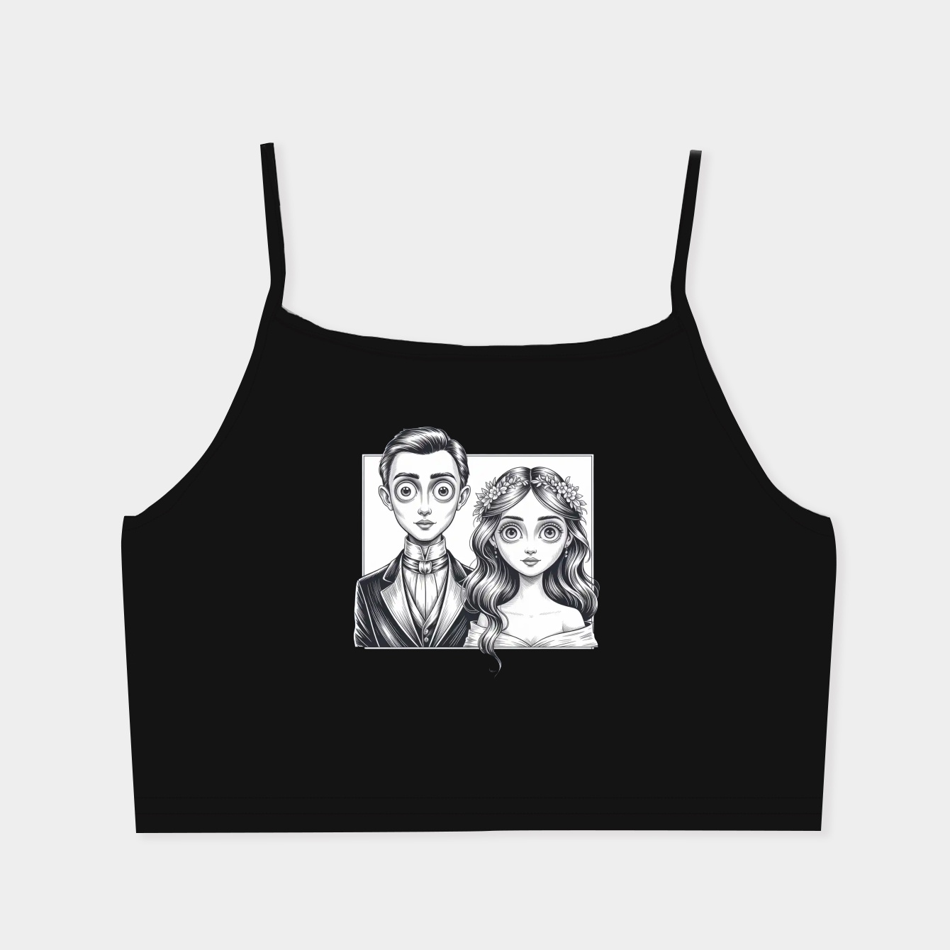 Corpse Bride Women's  Spaghetti Strap Tank Top