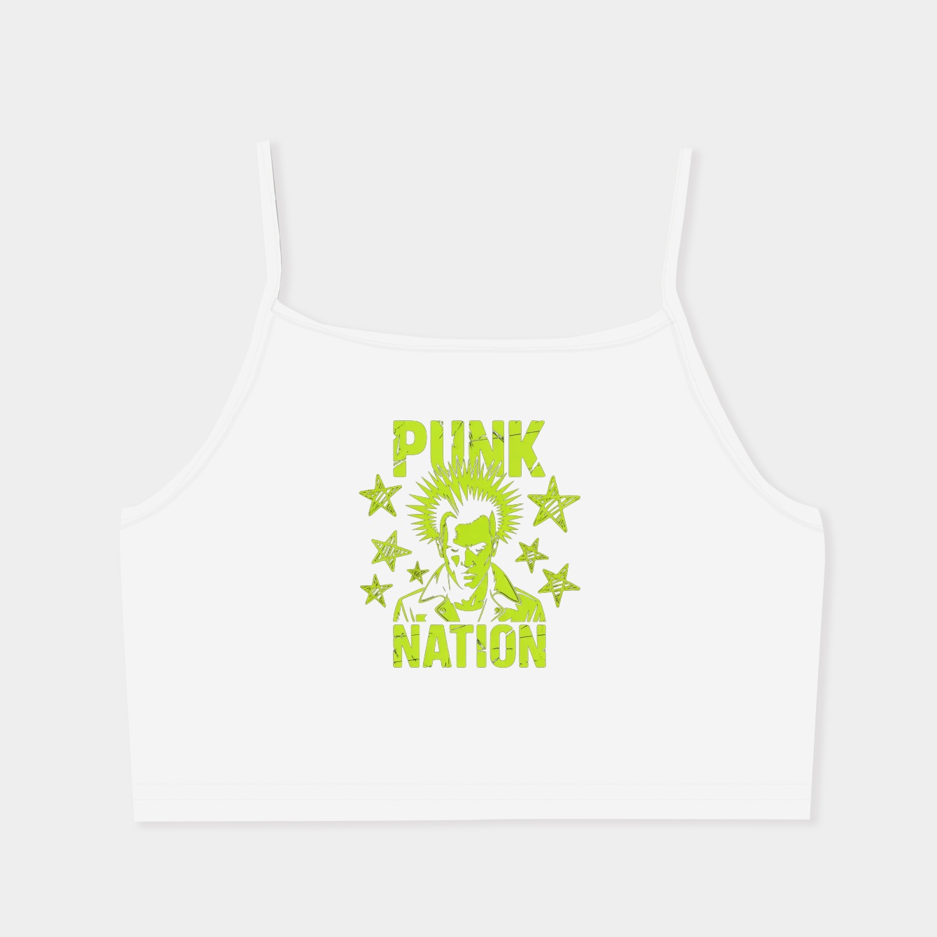 Punk Nation Women's  Spaghetti Strap Tank Top