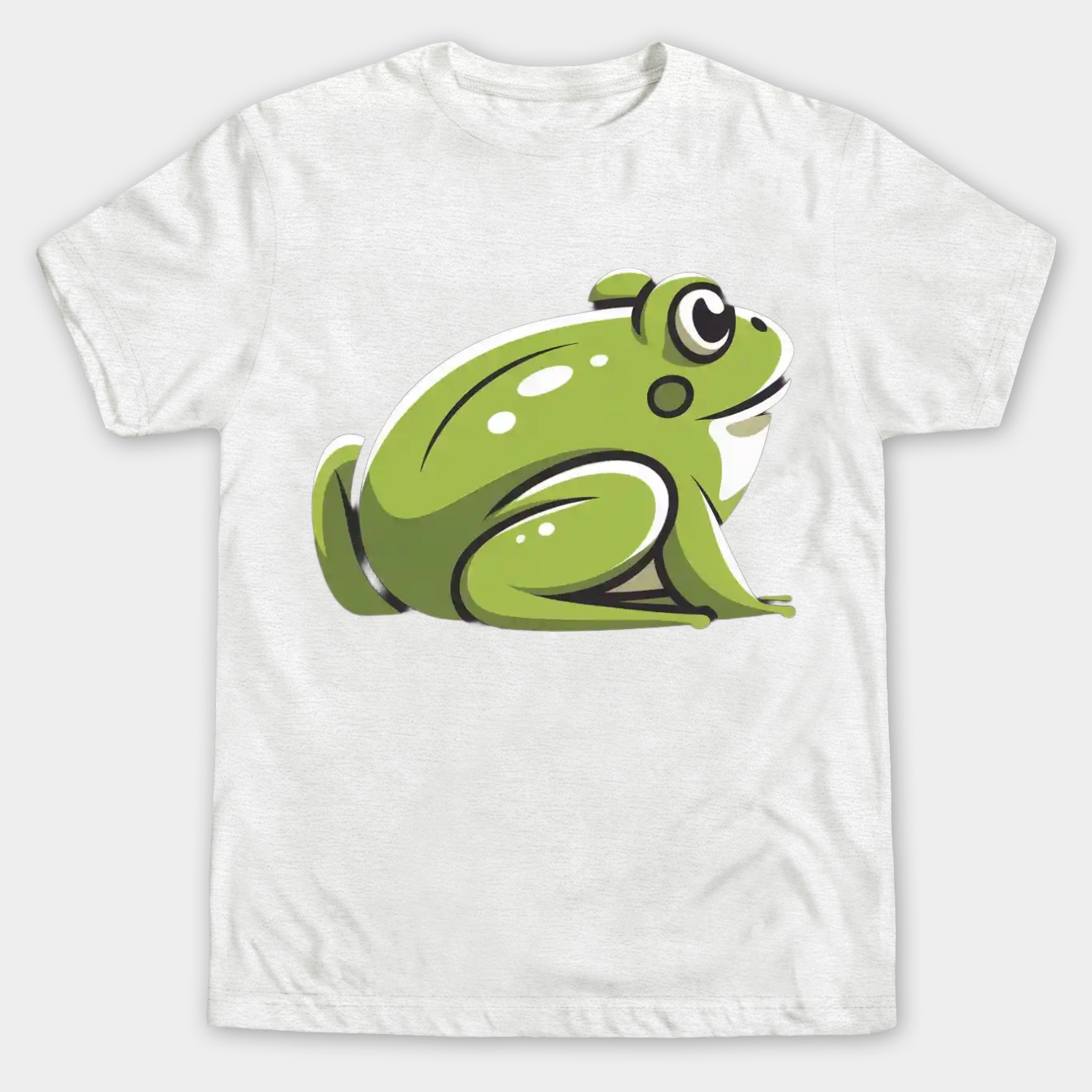 Cute Frog Butt Green Men's Big & Tall T-shirt