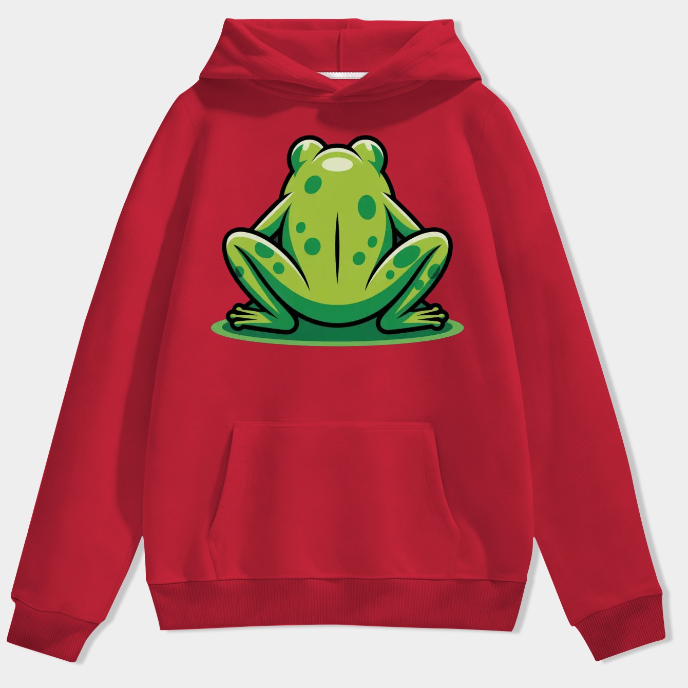 Cute Frog Butt Design Men's Hoodie