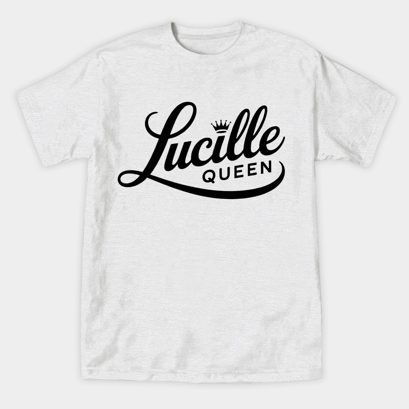 Lucille Classic Script Design Women's Athletic Performance T-Shirt