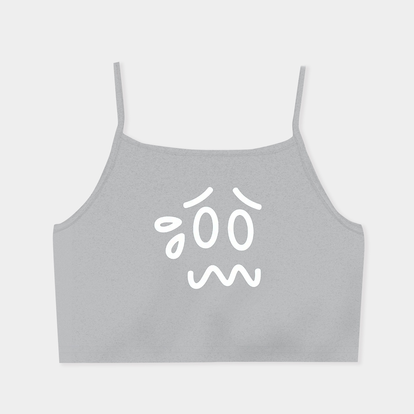 Concerned Face Women's  Spaghetti Strap Tank Top