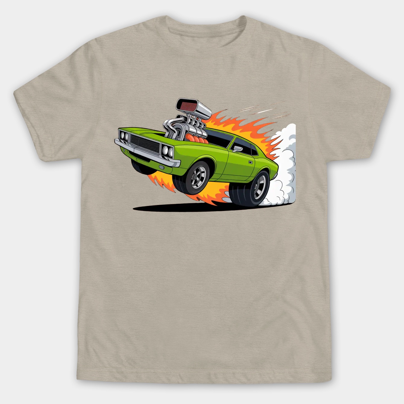 Sublime green Challenger HELLCAT Men's Big & Tall T-shirt