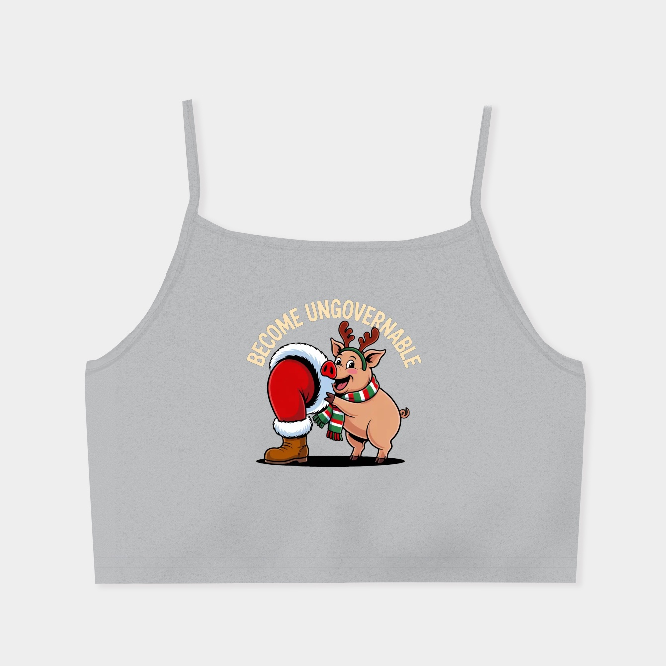 become ungovernable Women's Spaghetti Strap Tank Top
