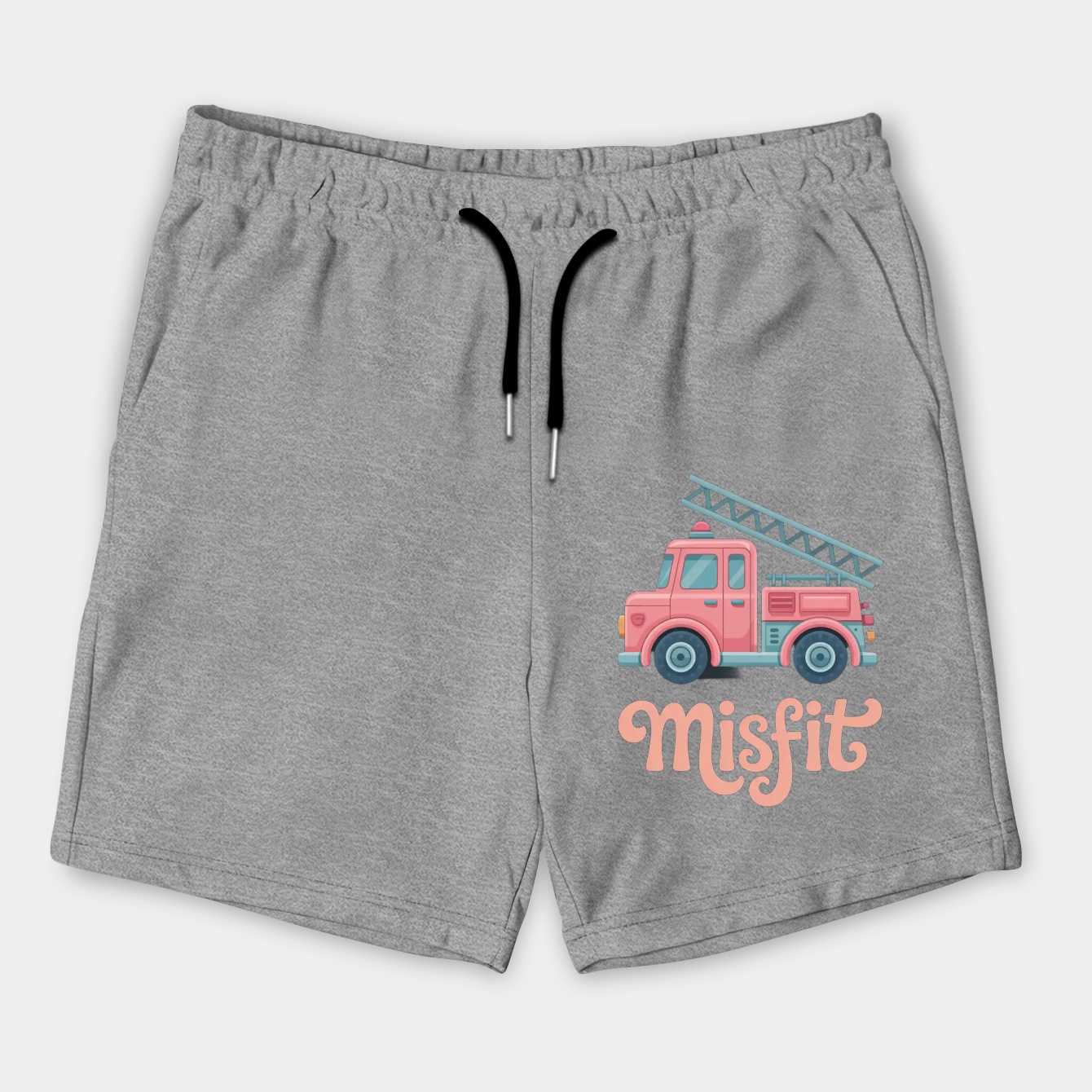 Misfit - Pink Fire Engine Men's Shorts