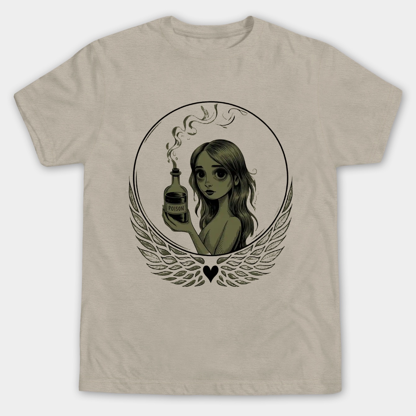 Corpse Bride Emily Poison Men's Big & Tall T-shirt