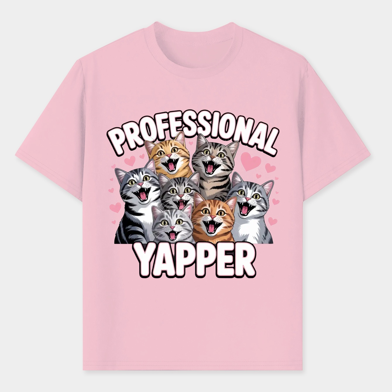 professional yapper funny cat meme Men's T-Shirt