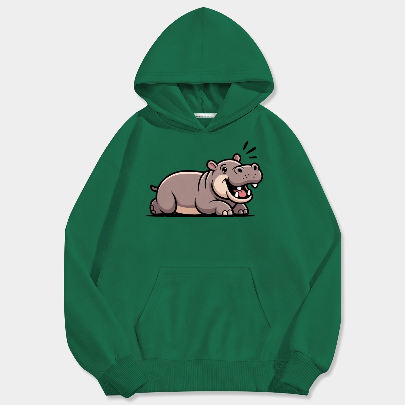 MOO DENG Men's Big & Tall Hoodie