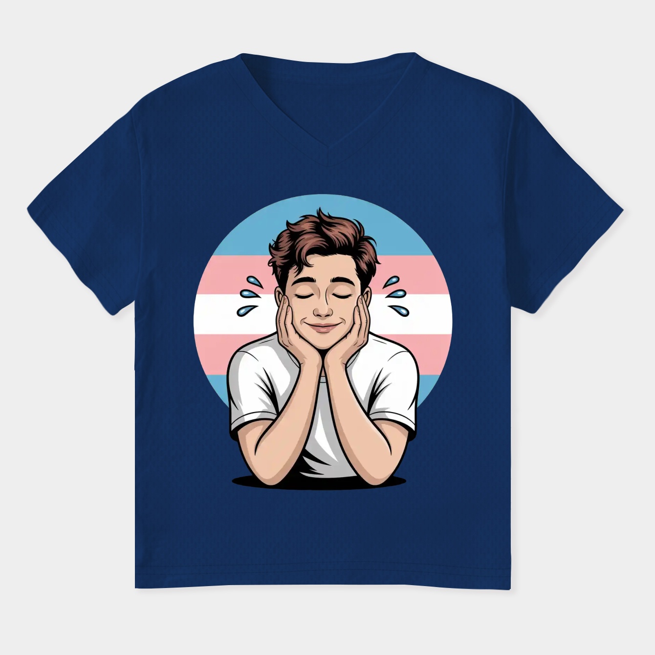 Tobyonthetele Women's Plus Size V-Neck T-Shirt