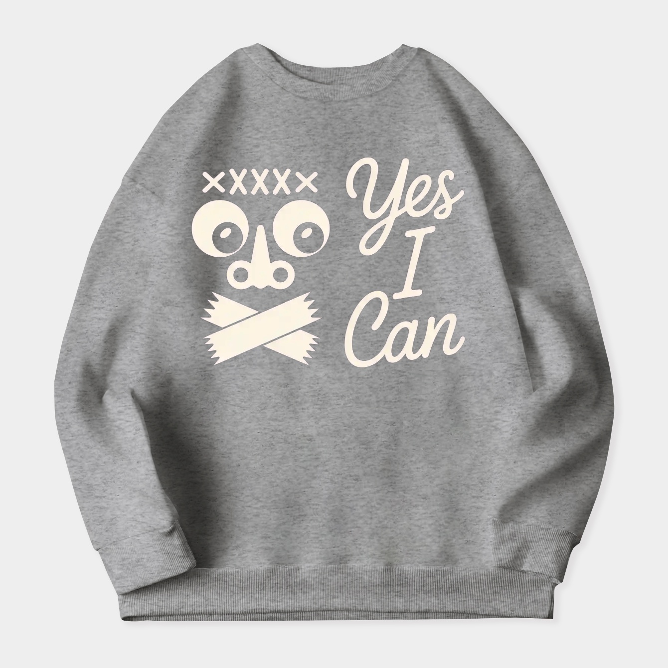 tap face Women's Crewneck Sweatshirt