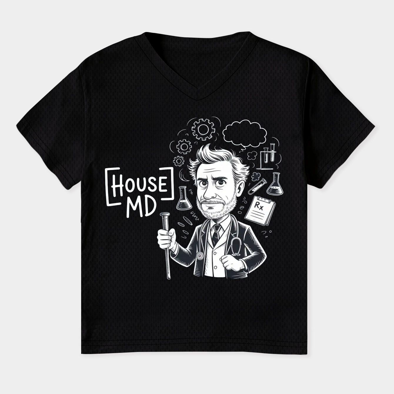 House M D Women's Plus Size V-Neck T-Shirt