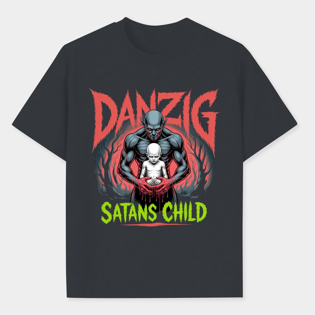 Satan Childs Men's Performance Athletic T-Shirt