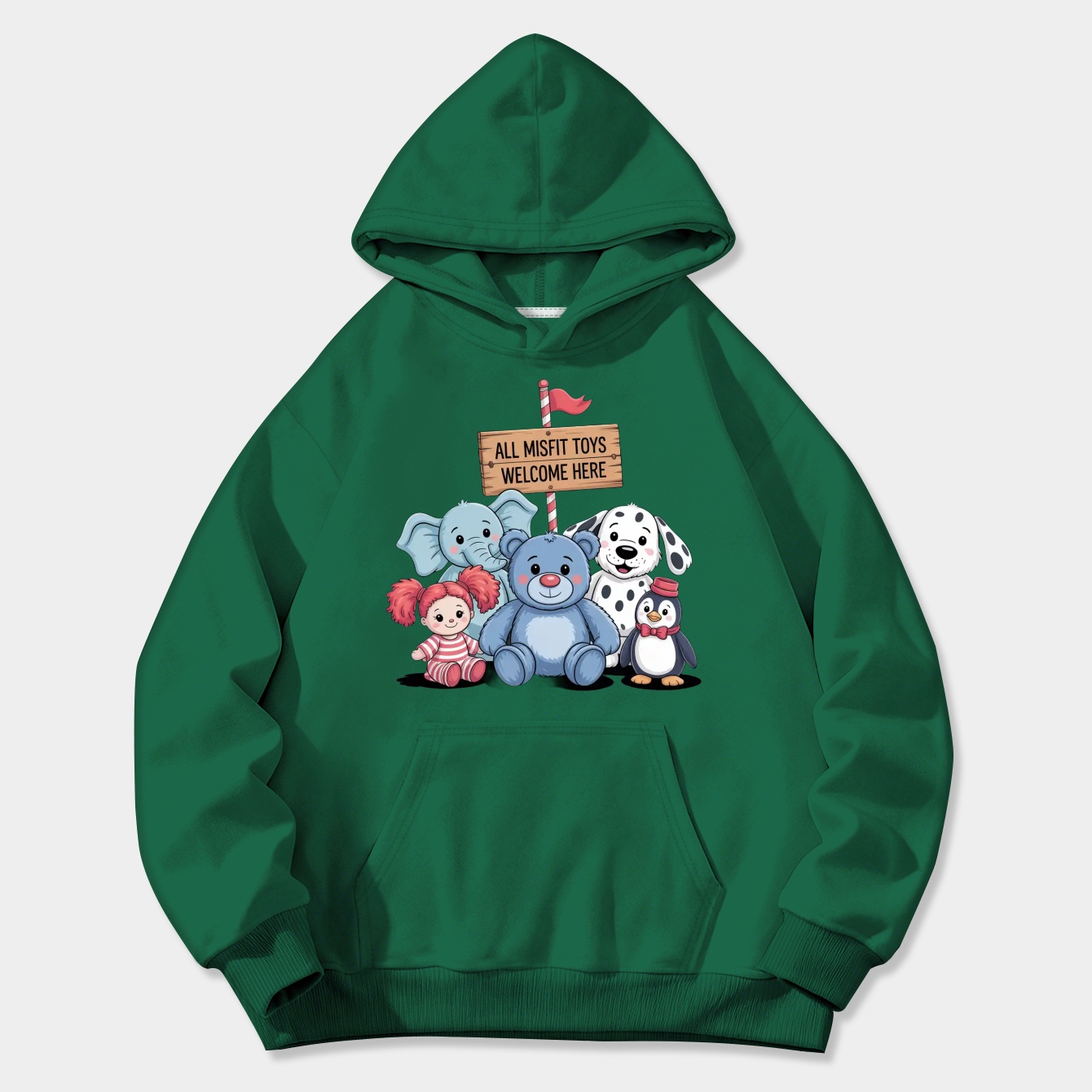 misfits welcome Women's Plus Size Hoodie