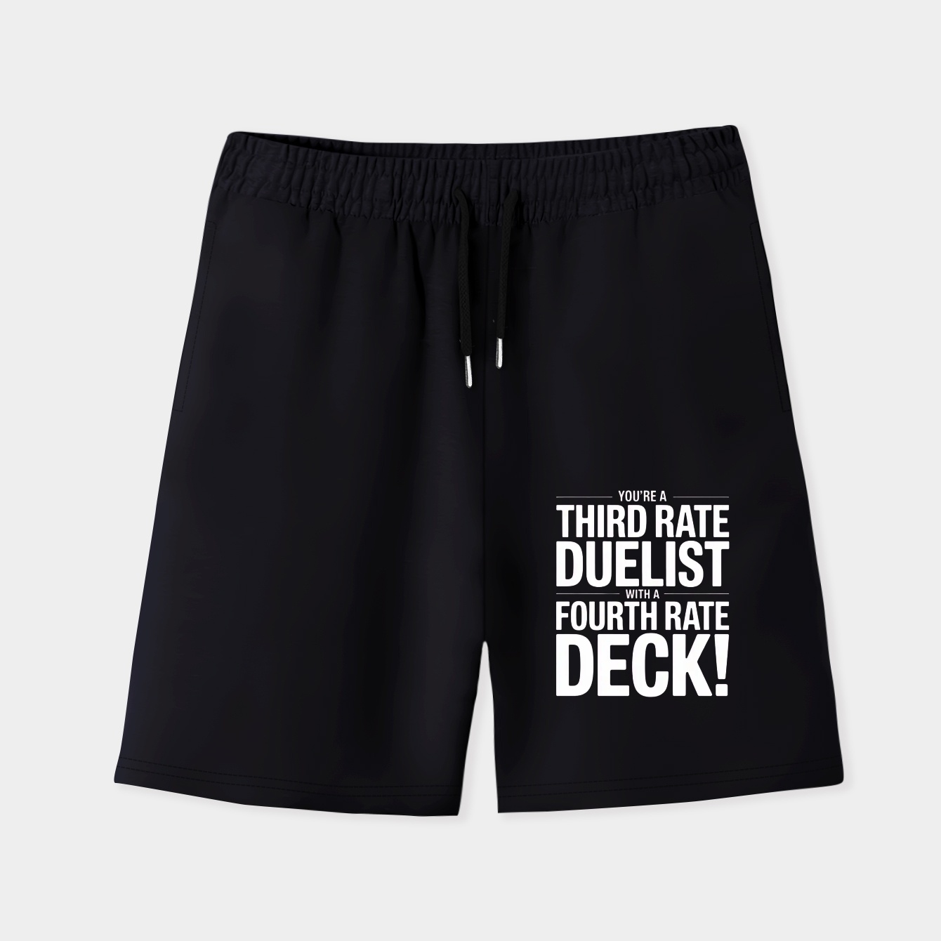 Third Rate Duelist Fourth Rate Deck Men's Quick-Dry Athletic Shorts
