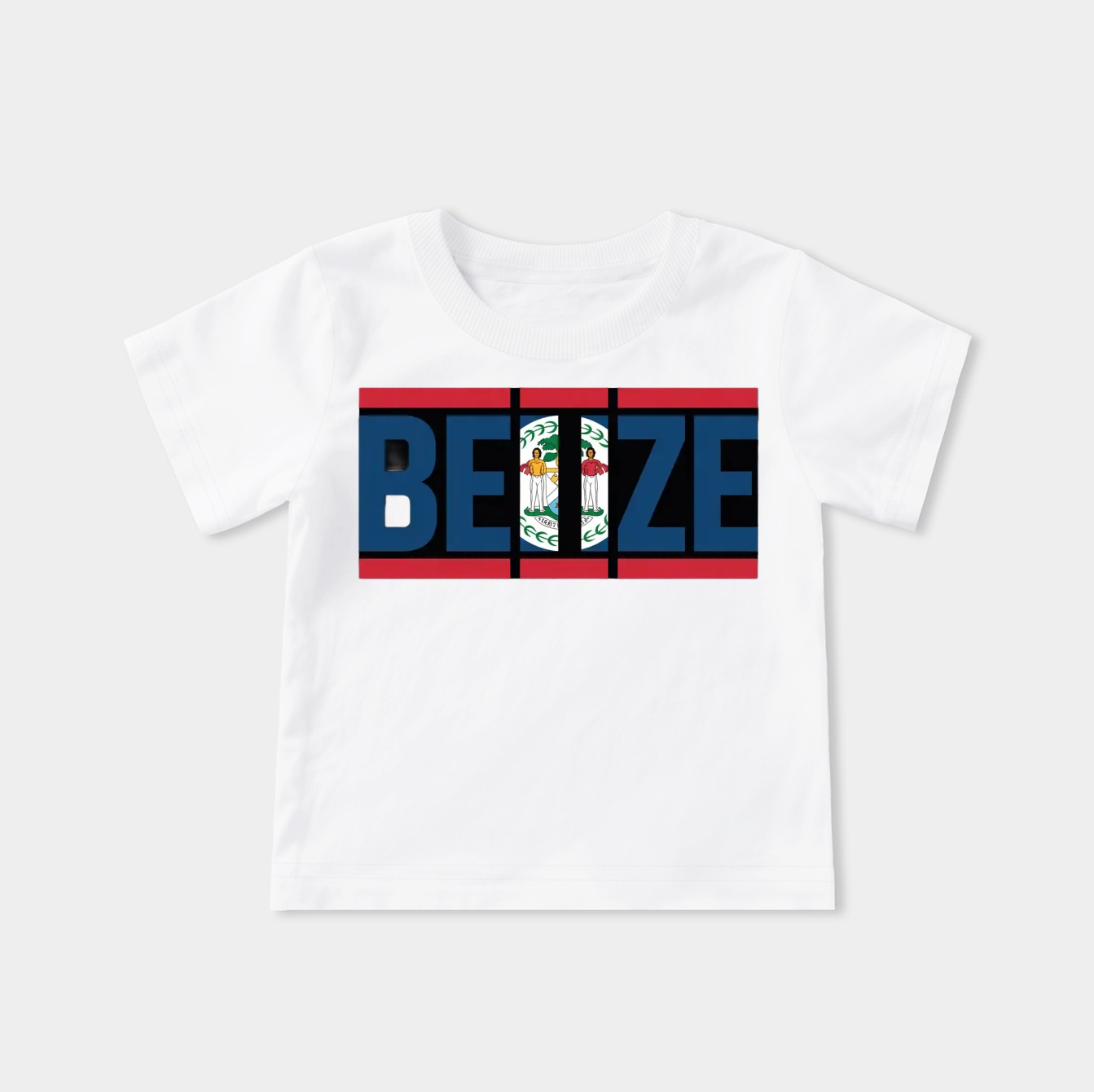 Belize flag stencil Youth Classic T-Shirt