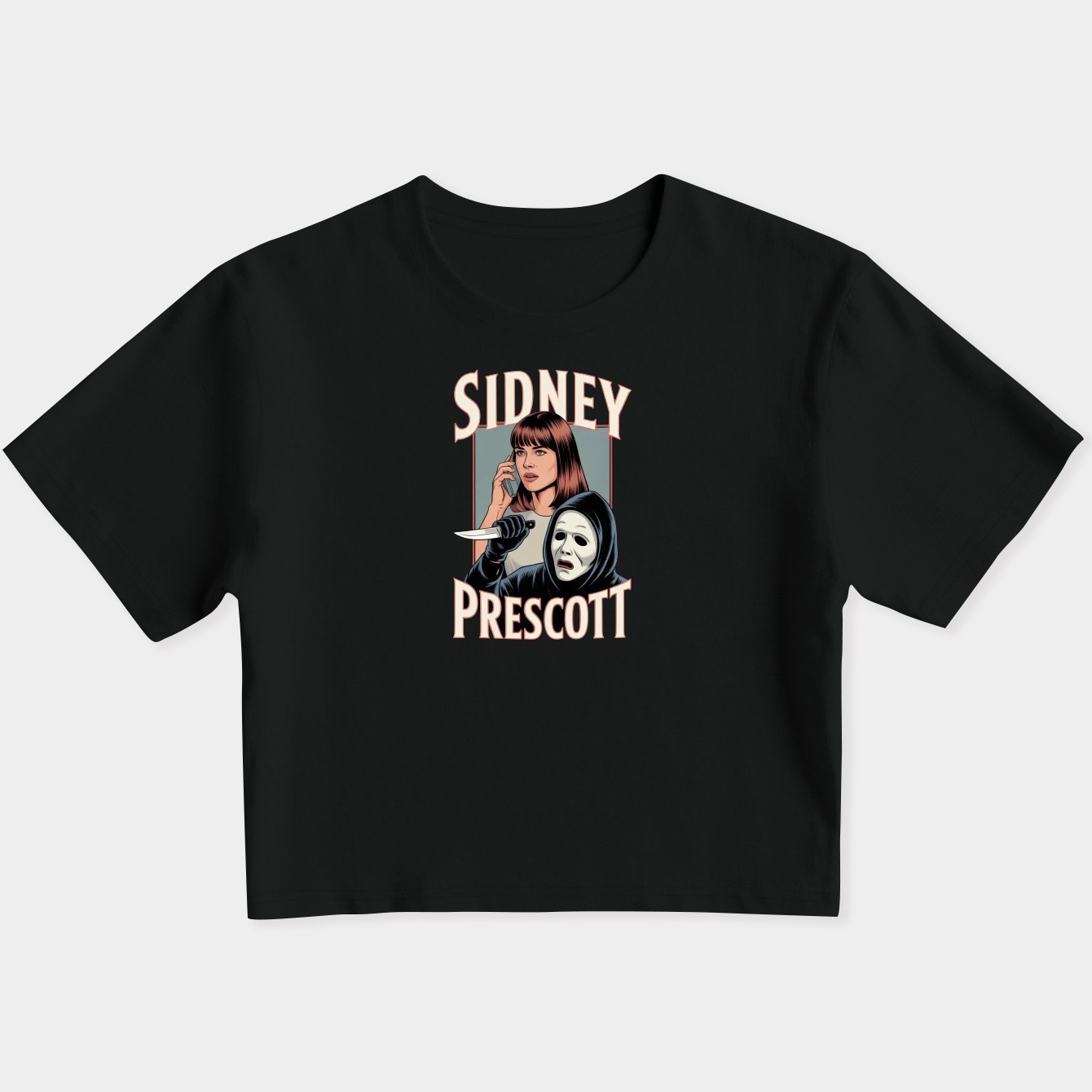 Sidney Scream Tribute Women's Slim Fit Baby Tee