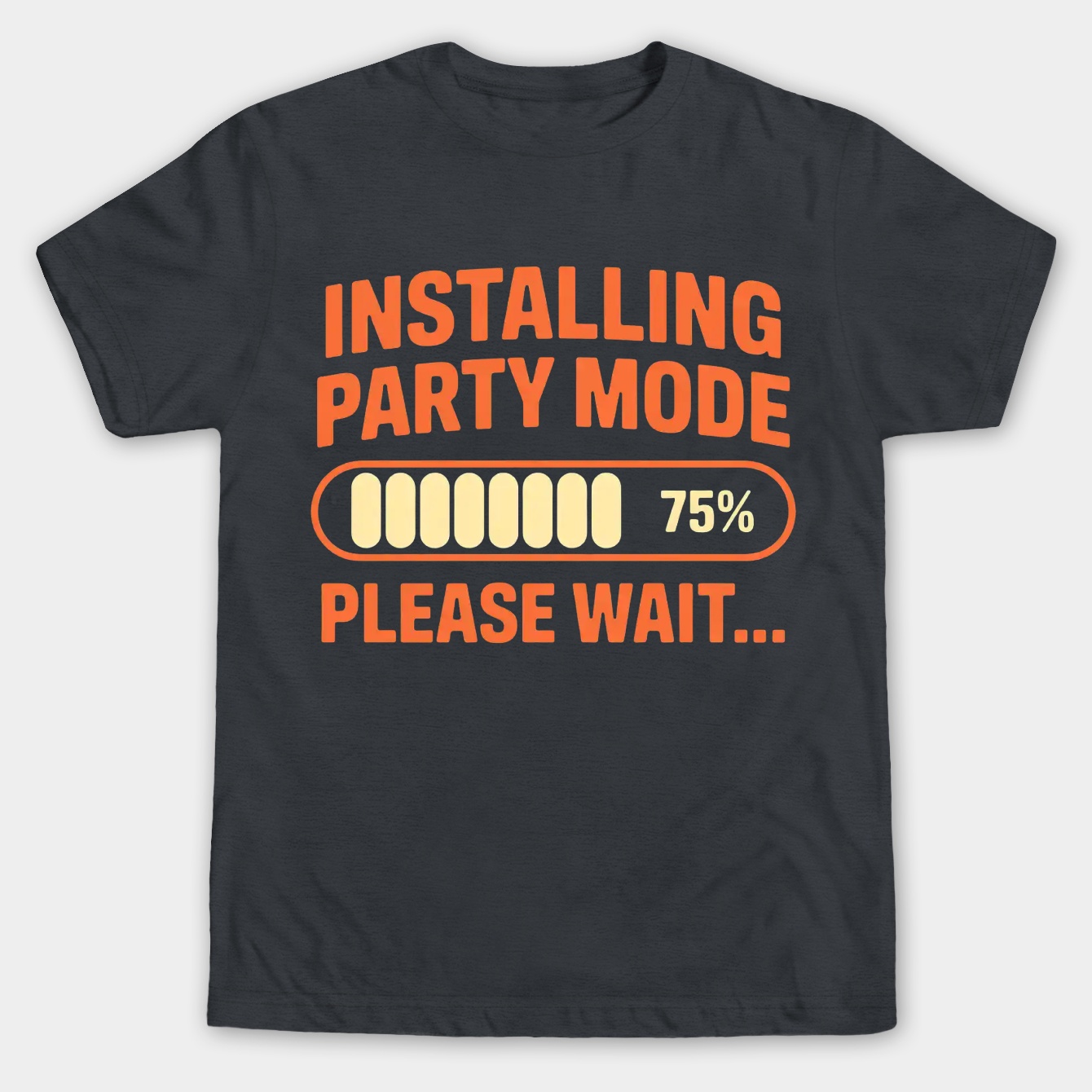 INSTALLING PARTY MODE Men's Big & Tall T-shirt