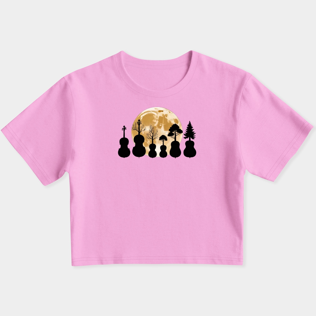 Moonlight Symphony Women's Slim Fit Baby Tee