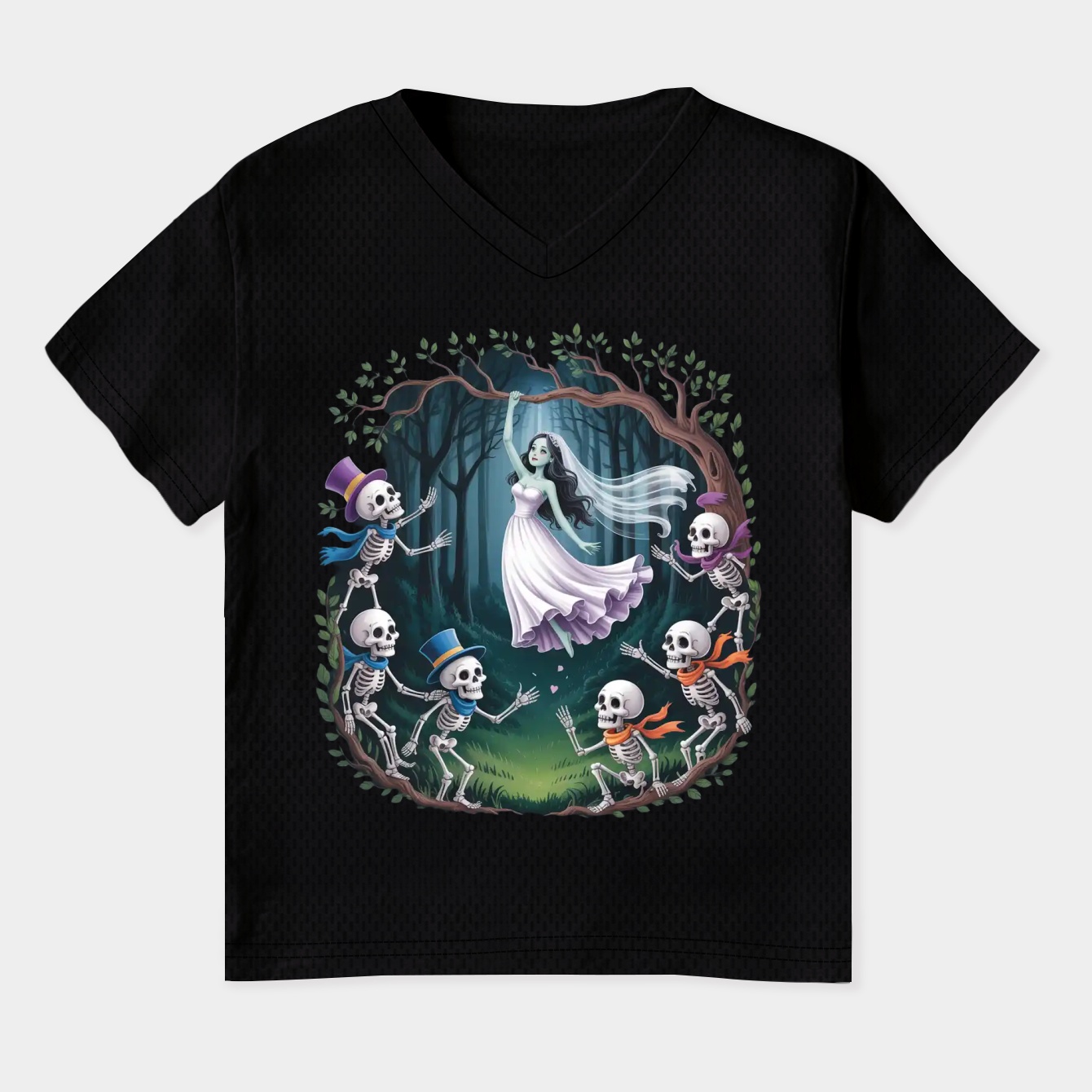 Corpse Bride The Swing Women's Plus Size V-Neck T-Shirt